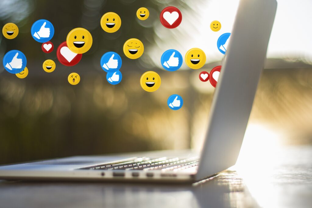 close up of laptop computer on desktop with social 2026 01 11 08 42 29 utc tronos