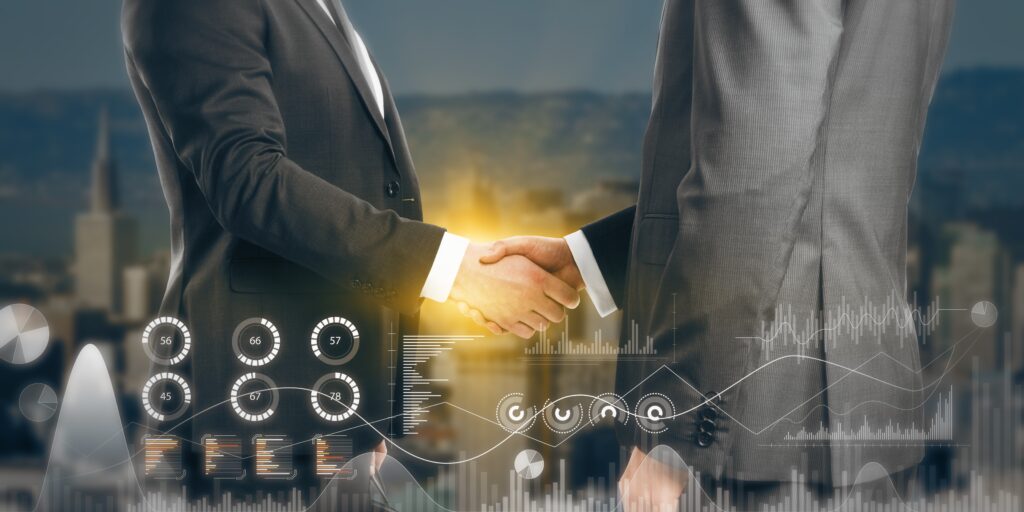 tronos B2B reklama na TikToku a Reels v roku 2026: Prečo uhladené korporátne spoty nikoho nezaujímajú 9 close up of men shaking hands in city with creativ 2026 01 11 08 32 15 utc tronos