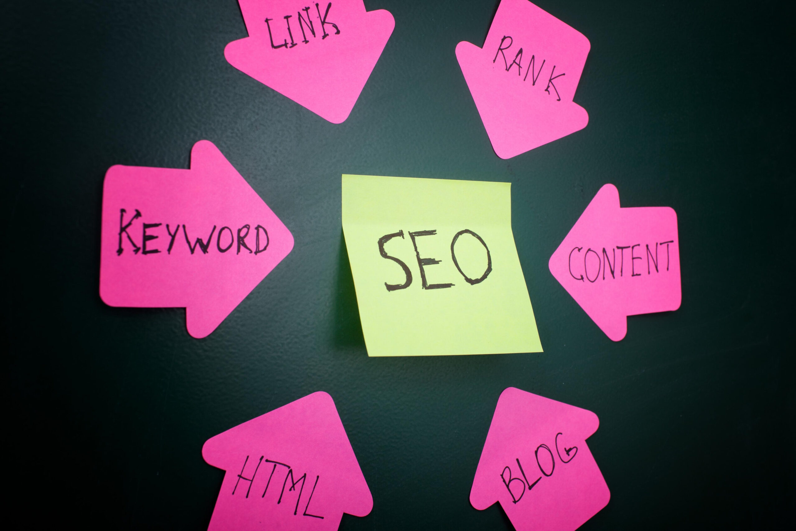 tronos Domov 5 colorful seo concept with sticky notes and arrows 2026 01 08 00 26 55 utc scaled tronos